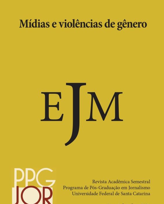 Capa da revista EJM para materia sobre dossiê Midias e violência de gênero em dezembro de 2024